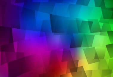 Dikdörtgen biçiminde koyu renkli vektör dokusu. Renkli dikdörtgenlerle modern soyut çizimler. İş ilanınız için akıllı tasarım.