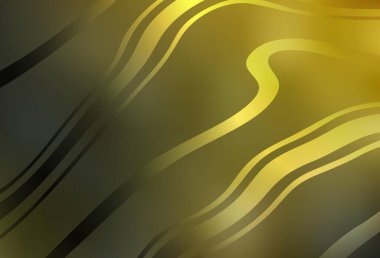 Koyu yeşil, sarı vektör parlak soyut düzen. Görüntü stili ve gradyanı olan yeni renkli çizimler. İşiniz için yepyeni bir tasarım..