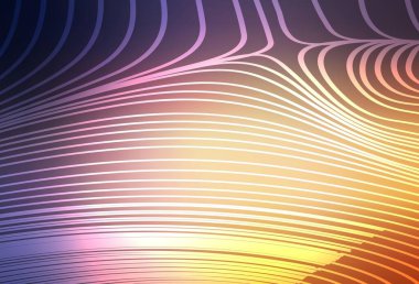 Açık pembe, renkli çizgileri olan sarı vektör dokusu. Bulanık dekoratif tasarım basit bir şekilde çizgilerle. İş ilanınız için akıllı tasarım.