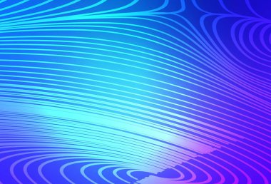 Açık Pembe, keskin çizgilerile Mavi vektör deseni. Degradeli bulanık soyut arka plan üzerindeki çizgiler. Reklam, kitapçık, broşür ler için desen.