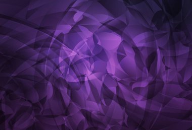 Kaotik şekilli koyu mor vektör şablonu. Rastgele şekillerle soyut tarzda dekoratif tasarım. Web siteniz için basit tasarım.