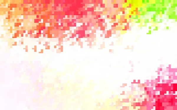 Světle Růžová Žluté Vektorové Uspořádání Čarami Obdélníky Abstraktní Gradient Ilustrace — Stockový vektor