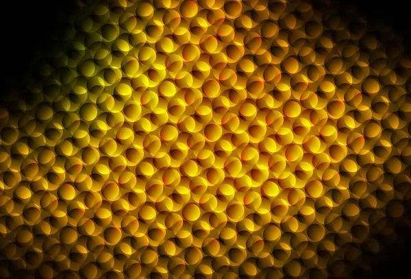 Ciemnozielony Żółty Wzór Wektora Okręgami Ilustracja Zestawem Lśniących Kolorowych Abstrakcyjnych — Wektor stockowy