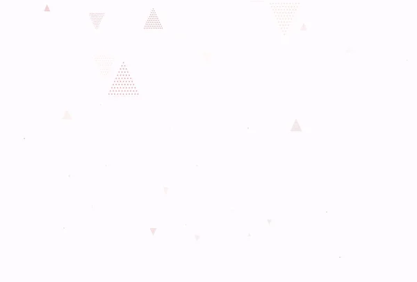 Світло Червоний Жовтий Векторний Шаблон Кристалами Трикутниками Декоративний Дизайн Абстрактному — стоковий вектор