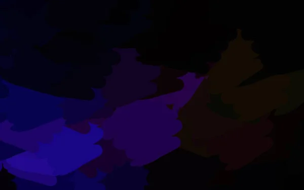 Bleu Foncé Texture Vectorielle Rouge Avec Des Formes Abstraites Illustration — Image vectorielle