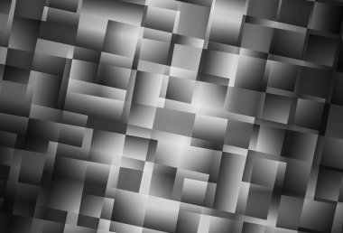 Light Gray vektör soyut mozaik arkaplan. Yarım ton şeklinde, üçgenli yaratıcı illüstrasyon. İşiniz için en iyi üçgen tasarım.