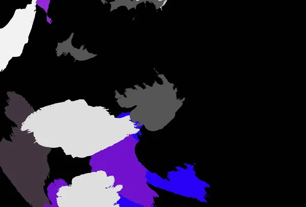 Темно Фіолетовий Векторний Фон Фігурами Мемфіса Барвисті Хаотичні Форми Градієнтом — стоковий вектор