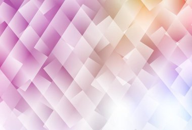 Açık pembe, dikdörtgen biçiminde sarı vektör dokusu. Renkli dikdörtgenleri olan bir resim. İniş sayfası için modern şablon.