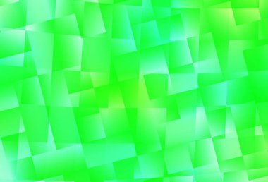 Açık yeşil, eşkenar dörtgenli sarı vektör şablonu. Renkli dikdörtgenleri olan bir resim. Reklamınız, posteriniz, afişiniz için en iyi tasarım.