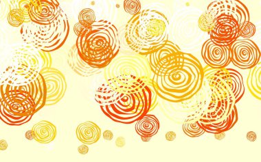 Açık sarı vektör doğal arkaplan ve güller. Beyaz arka planda gradyanı olan çiçekler. Web sitesi yöneticileri ve tasarımları için desen.