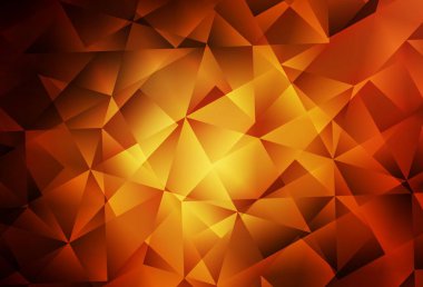 Koyu kırmızı vektör eğimli üçgen dokusu. Çokgen şekilli bir örnek. İş tasarımınız için yepyeni bir tarz.