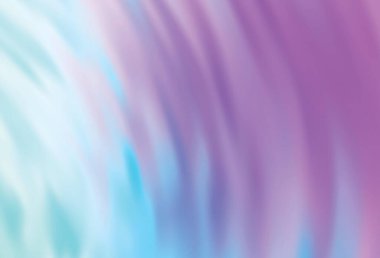 Açık pembe, mavi vektör renkli bulanık fon. Görüntü stili ve gradyanı olan yeni renkli çizimler. Web siteniz için bulanık tasarım.