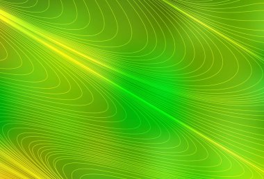 Açık Yeşil, düz çizgilerle sarı vektör arka plan. Çizgiler ile modern geometrik soyut illüstrasyon. Reklamlar, posterler, afişler için desen.
