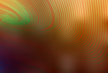 Koyu turuncu vektör arkaplanı ve ince çizgileri var. Eğilimli soyut bir çizim. Tasarımınız için basit şablon.