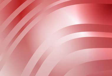 Bükülmüş çizgileri olan açık pembe vektör arkaplanı. Basit bir şekilde yepyeni renkli bir tasvir. Marka kitabı için şık bir desen.