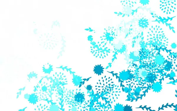 Açık renkli vektör soyut arkaplan çiçekli, güllü. Çiçeklerle süslenmiş soyut çizimler. Ağ ve ambalaj için elle boyanmış tasarım.