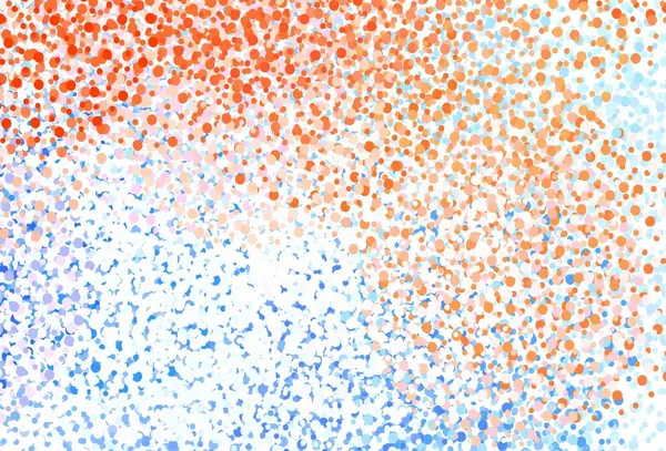 Açık mavi, diskli kırmızı vektör dokusu. Bulanık dekoratif tasarım baloncuklu soyut tarzda. Poster ve web siteleri için tasarım.