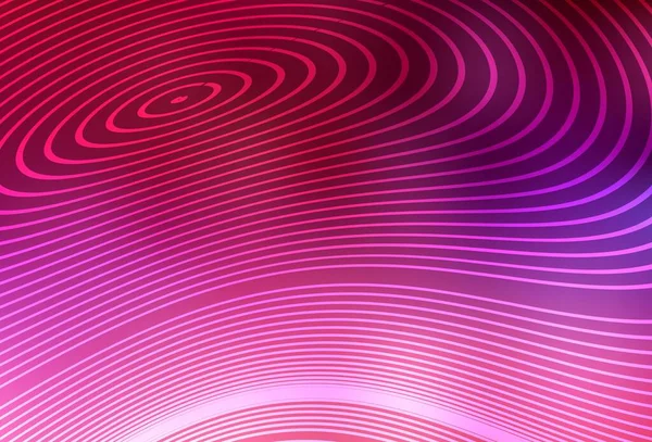 Koyu mor, pembe çizgili vektör şablonu. Eğri şekilli yepyeni renkli bir tasvir. Markan için yeni kompozisyon.