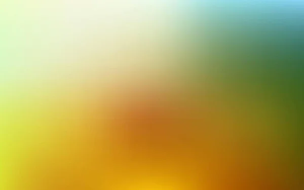 Luz Verde Vetor Amarelo Desfocado Pano Fundo Ilustração Gradiente Abstrato — Vetor de Stock