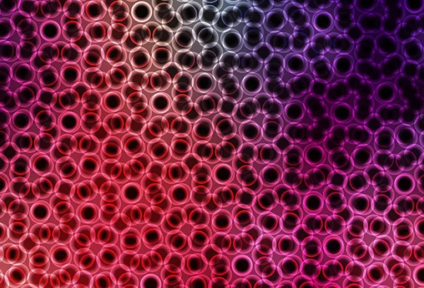 Açık Pembe, benekli kırmızı vektör arka planı. Doğa tarzında bulanık halkaları olan güzel renkli çizimler. Poster ve web siteleri için tasarım.
