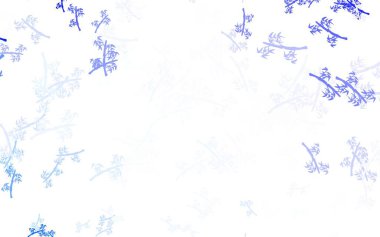 Açık Mor vektör soyut desenli dallar. Origami tarzında yaprak ve dalların karalama çizimi. Web ve broşürler için elle boyanmış tasarım.