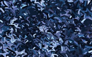 Güzel yıldızlı koyu mor vektör dokusu. Bulanık arkaplanda gradyanı olan yıldızlar. Kozmik arkaplanlar için şablon.