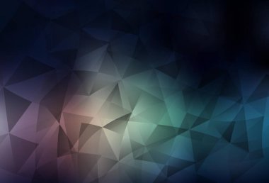 Koyu mavi, kırmızı vektör arkaplan, çizgiler, üçgenler. Soyut arkaplanda renkli eğimli üçgenler. Web siteniz için basit tasarım.