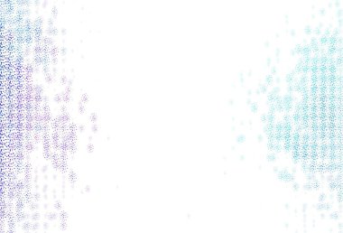 Açık pembe, daire şekilli mavi vektör düzeni. Doğa tarzında bulanık halkaları olan güzel renkli çizimler. İş ilanınız için tasarım.