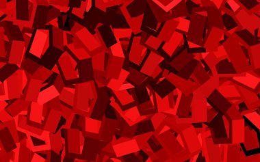 Renkli altıgenli koyu kırmızı vektör dokusu. Renkli altıgenli bulanık arkaplan. Web sitesi posterleri, afişler için tasarım.