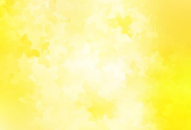 Kaotik şekilli açık sarı vektör şablonu. Soyut gradyan şekilli basit renkli çizimler. Duvar kağıtları için zarif tasarım.