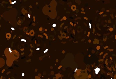 Memphis şekilli açık kırmızı vektör arkaplanı. Modern tarzda değişen renkli kaotik formlar. İşiniz için en iyi akıllı tasarım.