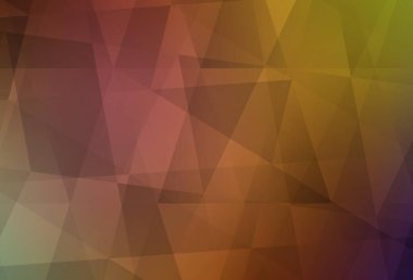 Işık çok renkli vektör üçgen arkaplan. Yarım ton şeklinde, üçgenli yaratıcı illüstrasyon. İşiniz için en iyi üçgen tasarım.