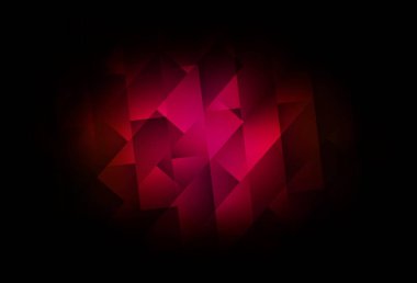 Eşkenar dörtgenli koyu pembe vektör şablonu. Soyut arkaplanda dikdörtgenler ve renkli gradyanlar. Şablon bir arkaplan olarak kullanılabilir.