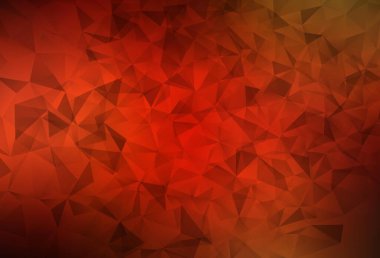 Açık Kırmızı Vektör Çokgen arkaplanı. Çokgen biçiminde, gradyan ile renkli çizimler. Web siteniz için çokgen tasarım.