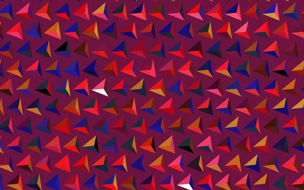 Textura Vetorial Multicolor Escura Com Estilo Triangular Triângulos Fundo Abstrato — Vetor de Stock