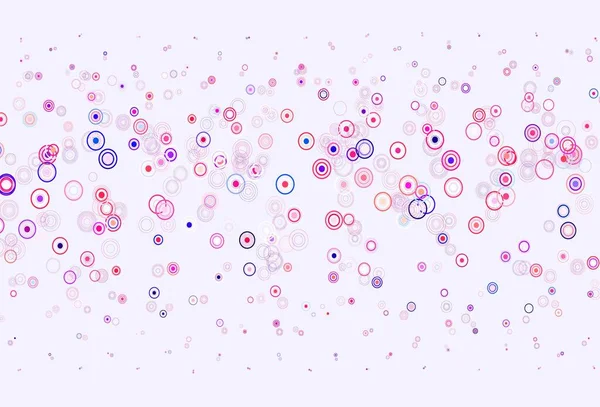 Светло Розовый Векторный Рисунок Сферами Современная Абстрактная Иллюстрация Красочными Каплями — стоковый вектор