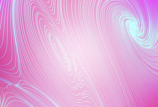 ライトピンクのベクトルレイアウトを心配線で バンディラインを備えたモダンなグラデーション抽象イラスト あなたのウェブサイトの抽象的なデザイン — ストックベクタ