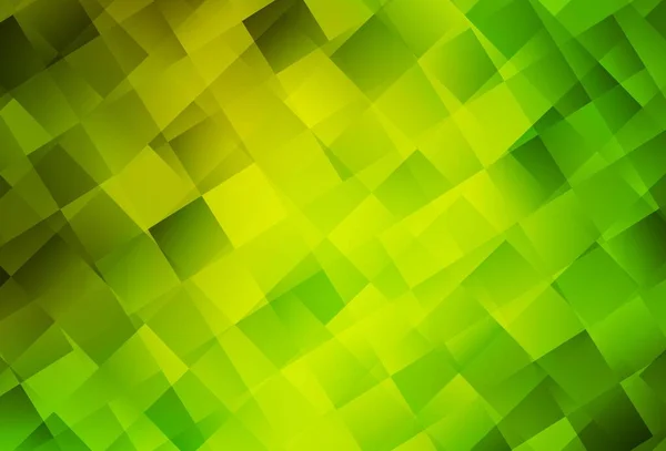 Verde Claro Fundo Vetor Amarelo Com Retângulos Design Decorativo Estilo — Vetor de Stock
