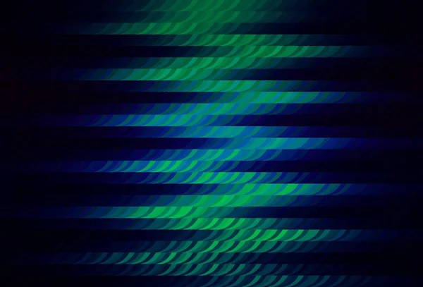 Tmavě Modrá Zelený Vektorový Vzorec Náhodnými Tvary Barevné Chaotické Formy — Stockový vektor