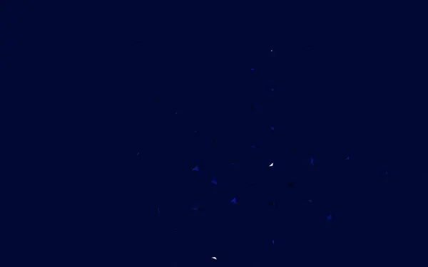Темний Blue Векторний Шаблон Кристалами Трикутниками Трикутники Абстрактному Тлі Барвистим — стоковий вектор