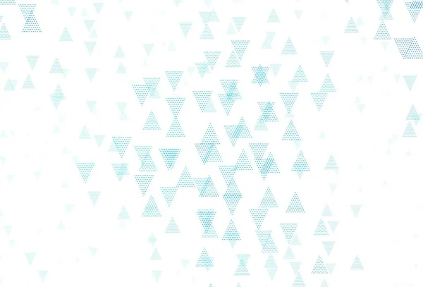 Heller Blauer Vektorhintergrund Mit Dreiecken Kreisen Abstrakte Gradienten Illustration Mit — Stockvektor