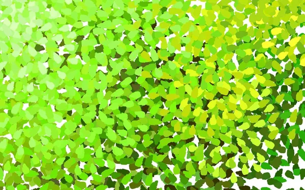 Светло Зеленый Желтый Векторный Отскок Мемфисом Простая Красочная Иллюстрация Абстрактными — стоковый вектор