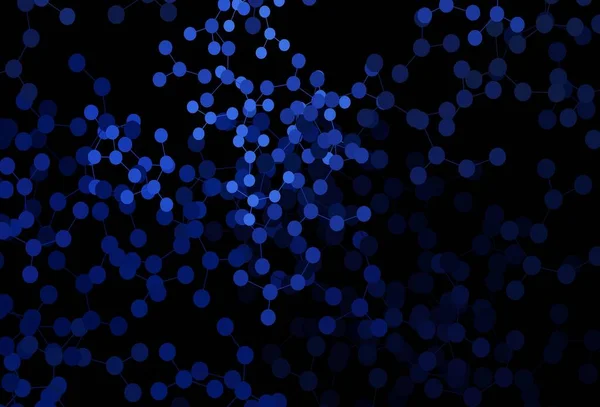 Texture Vectorielle Bleu Foncé Avec Concept Intelligence Artificielle Design Coloré — Image vectorielle