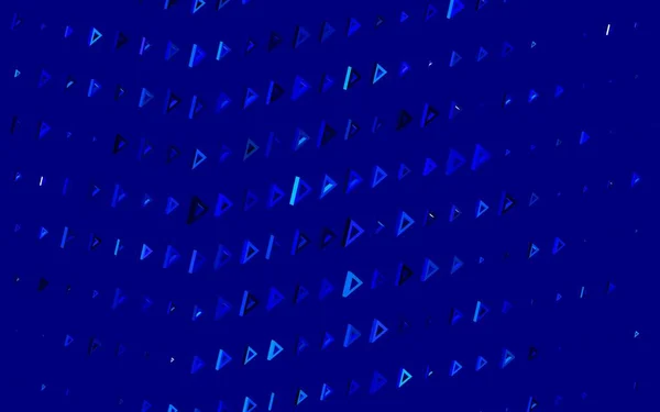Rose Foncé Fond Vectoriel Bleu Avec Style Polygonal Triangles Sur — Image vectorielle