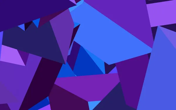 Темно Рожева Синя Векторна Текстура Трикутним Стилем Блискуча Абстрактна Ілюстрація — стоковий вектор