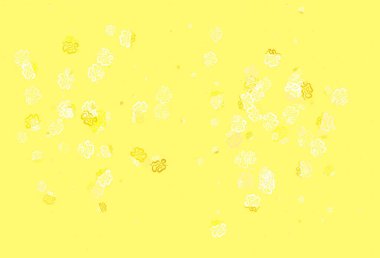 Açık yeşil, soyut şekilli sarı vektör dokusu. Modern tarzda değişen renkli kaotik formlar. Web siteniz için basit tasarım.