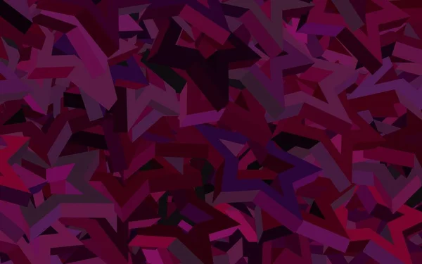 Donkerroze Vector Patroon Met Kerststerren Schitterende Gekleurde Illustratie Met Sterren — Stockvector