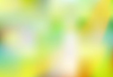 Açık yeşil, sarı vektör bulanık arkaplan. Gradyan ile modern soyut çizim. Web siteniz için bulanık tasarım.