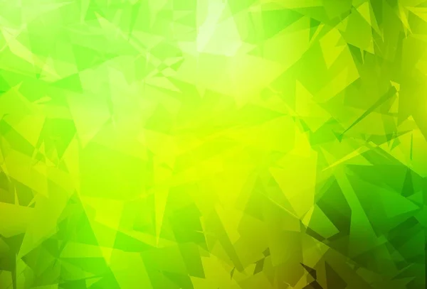 Светло Зеленый Желтый Вектор Искушают Хаотичными Шестами Декоративный Дизайн Абстрактном — стоковый вектор