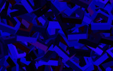 Koyu mavi, altıgenli kırmızı vektör arkaplanı. Renkli altıgenli bir resim seti. İş ilanınız için tasarım.